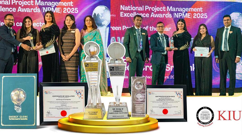 KIU සරසවිය දෙස් විදෙස් සම්මාන රැසක් දිනයි