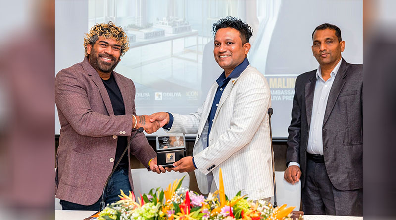 Odiliya Homes & Residencies සමූහයේ සන්නාම තානාපතිවරයා ලෙස ලසිත් මාලිංග එක් වෙයි Odiliya Homes & Residencies සමූහයේ සන්නාම තානාපතිවරයා ලෙස ලසිත් මාලිංග එක් වෙයි
