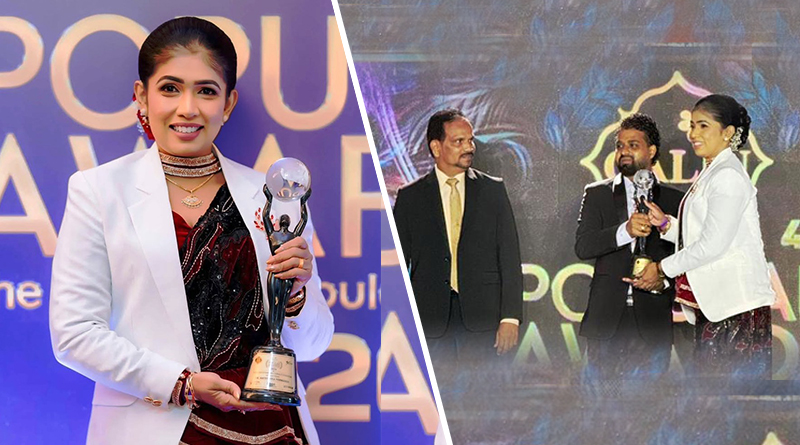 Calin Popular Awards 2026 සම්මාන උළෙලේදී වසරේ විශිෂ්ටම අධ්‍යාපනවේදිනිය ලෙස ආචාර්ය හයේශිකා ප්‍රනාන්දු සම්මාන ලබයි
